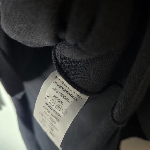 NWT Peruvian Connection Gabrielle Womens Size XS Tunic lightweight sweater Black - Picture 6 of 9